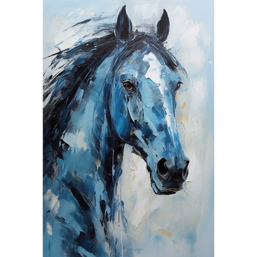 Blue Horse Canvas